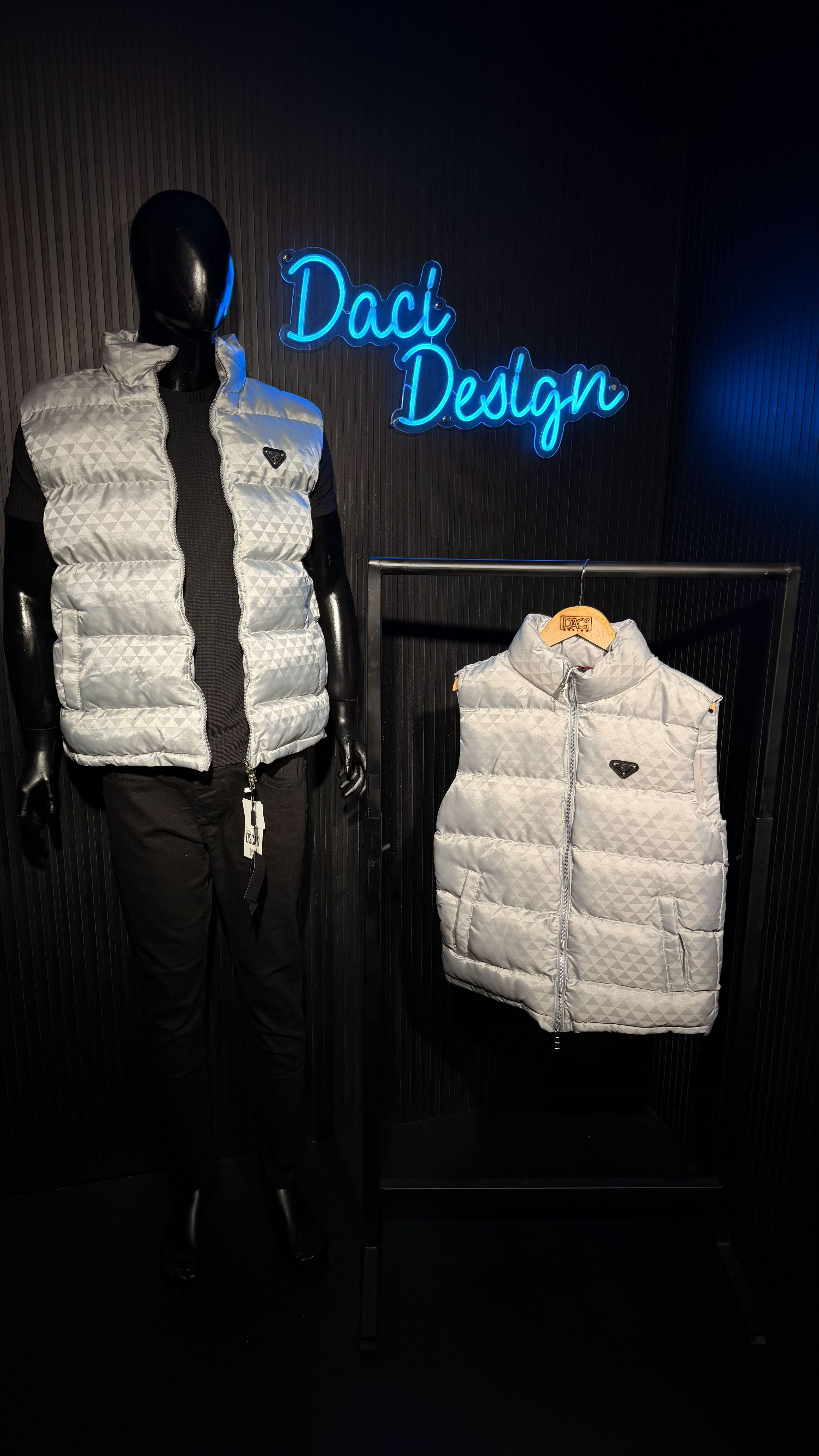 LÜKS PRADA GRİ YELEK